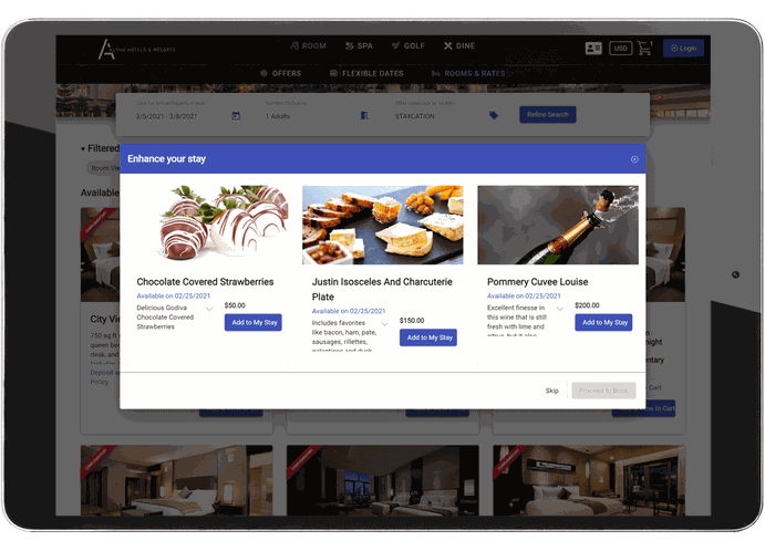 Seamless Direct Booking Engine