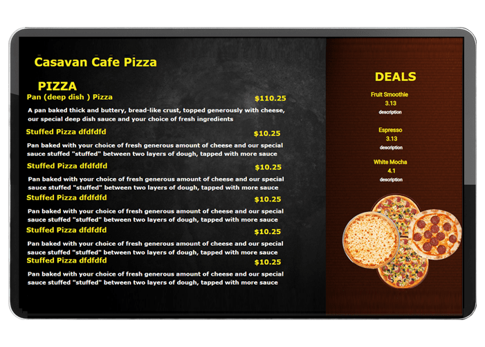 Ig Digital Menu Board