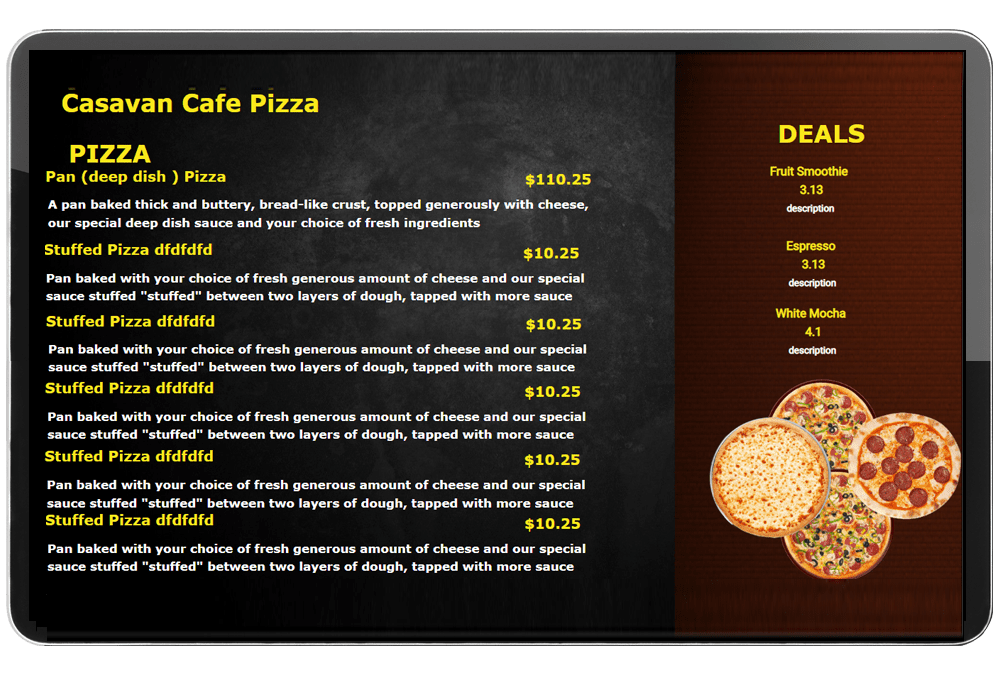 IG Digital Menu Boards