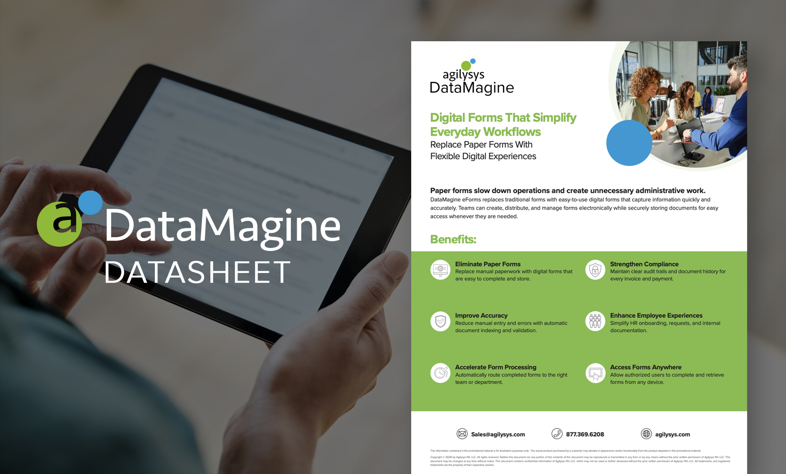  DataMagine eForms Brochure: Document and Forms Management for Hotels
