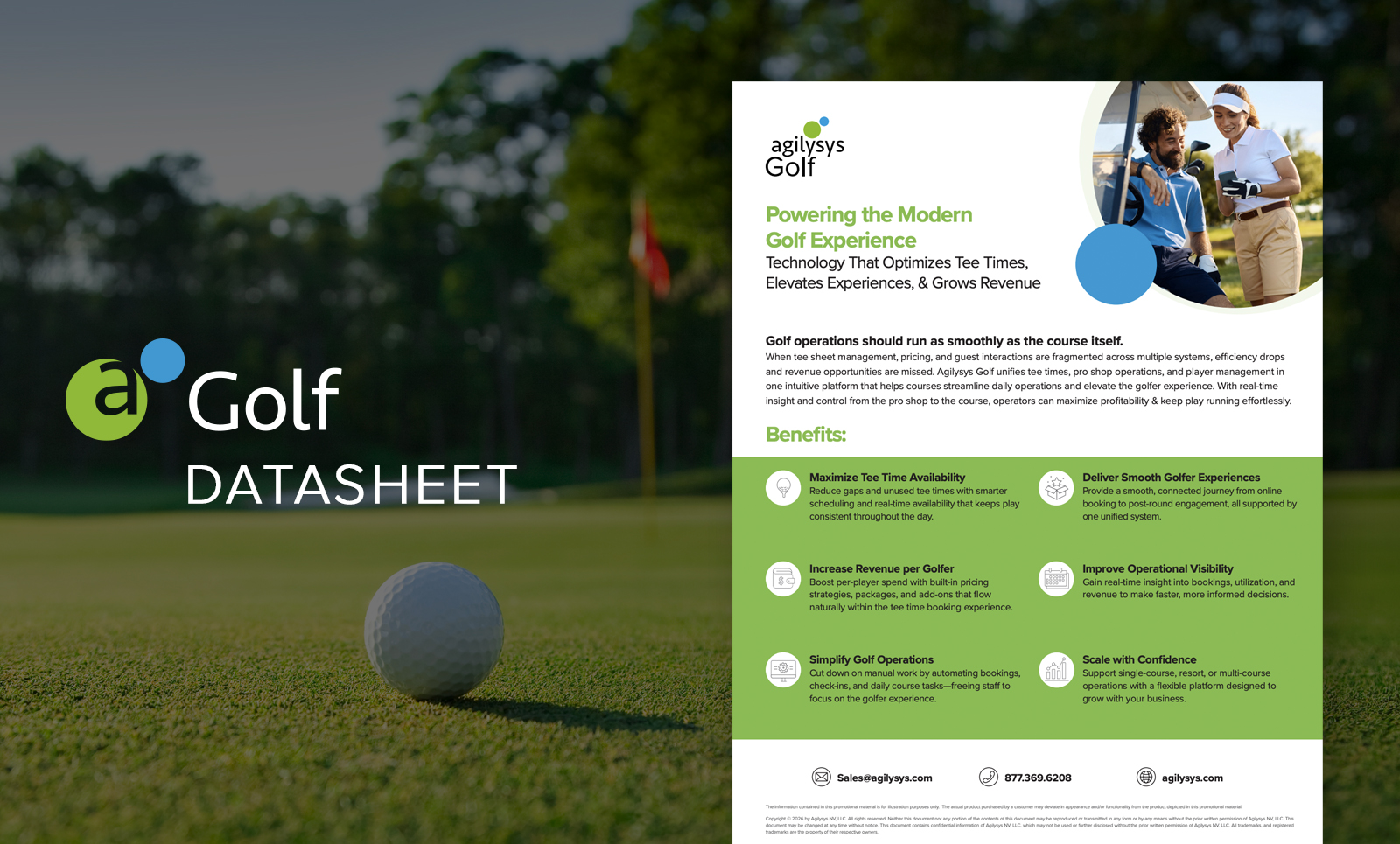 Golf Brochure: Personalize the Golf Experience