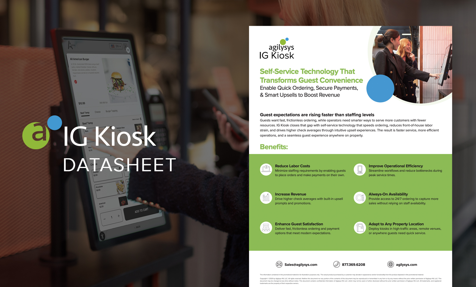 IG Kiosk Brochure: Self-Service POS to Grow Revenue