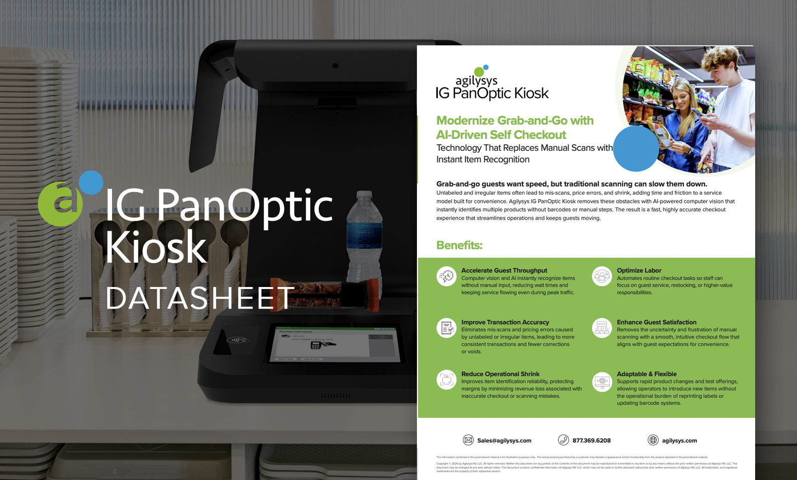 IG PanOptic Kiosk Brochure: Let AI Help Drive Revenue and Efficiency
