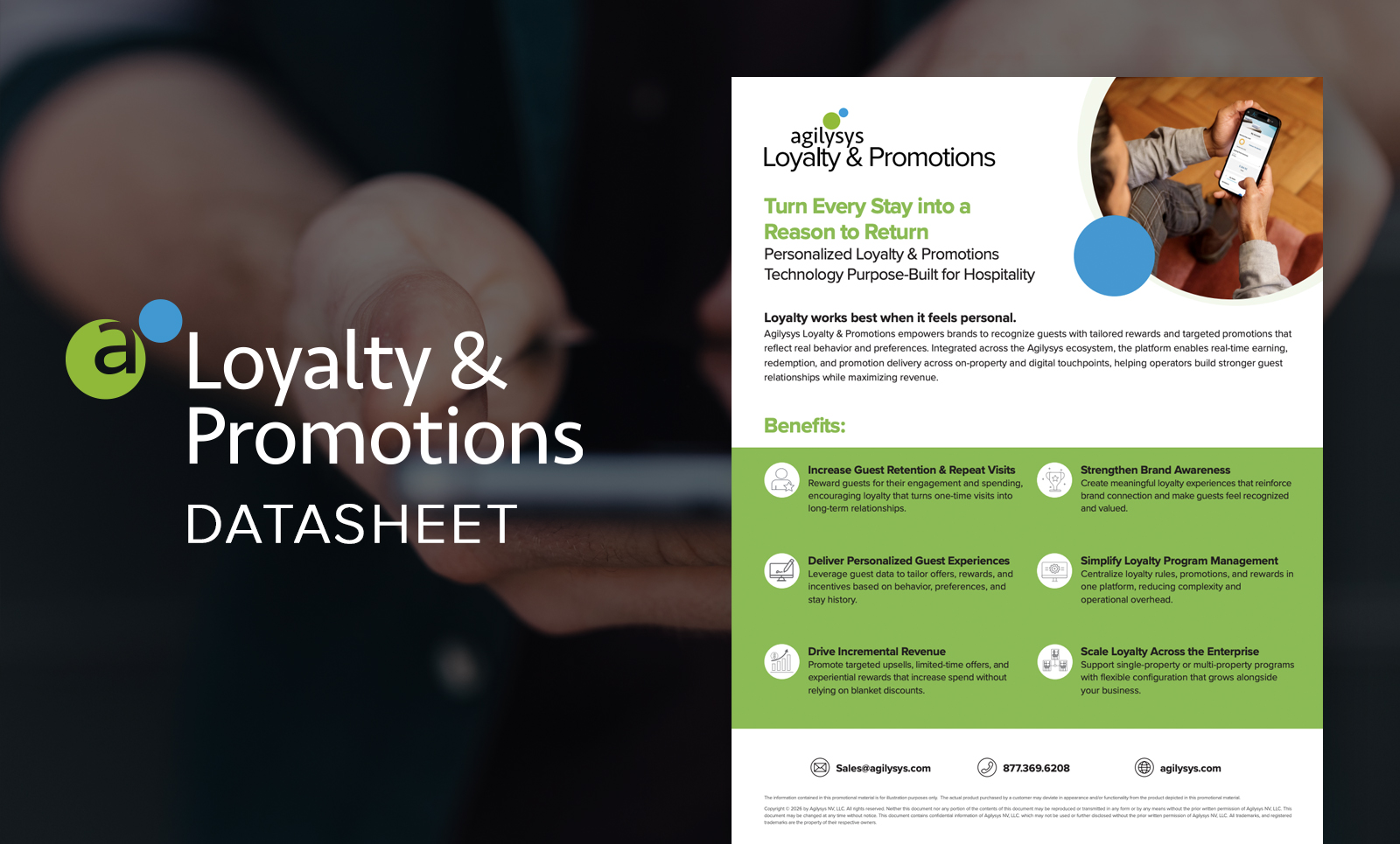 Agilysys Loyalty & Promotions Brochure: Simplify Guest Loyalty & Promotions