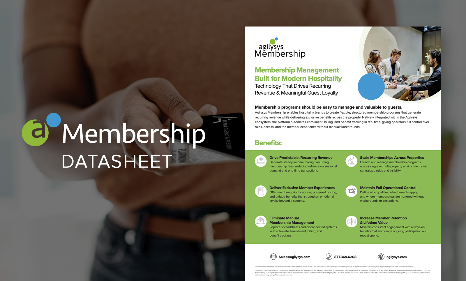 Membership Brochure: Simplify Membership Management