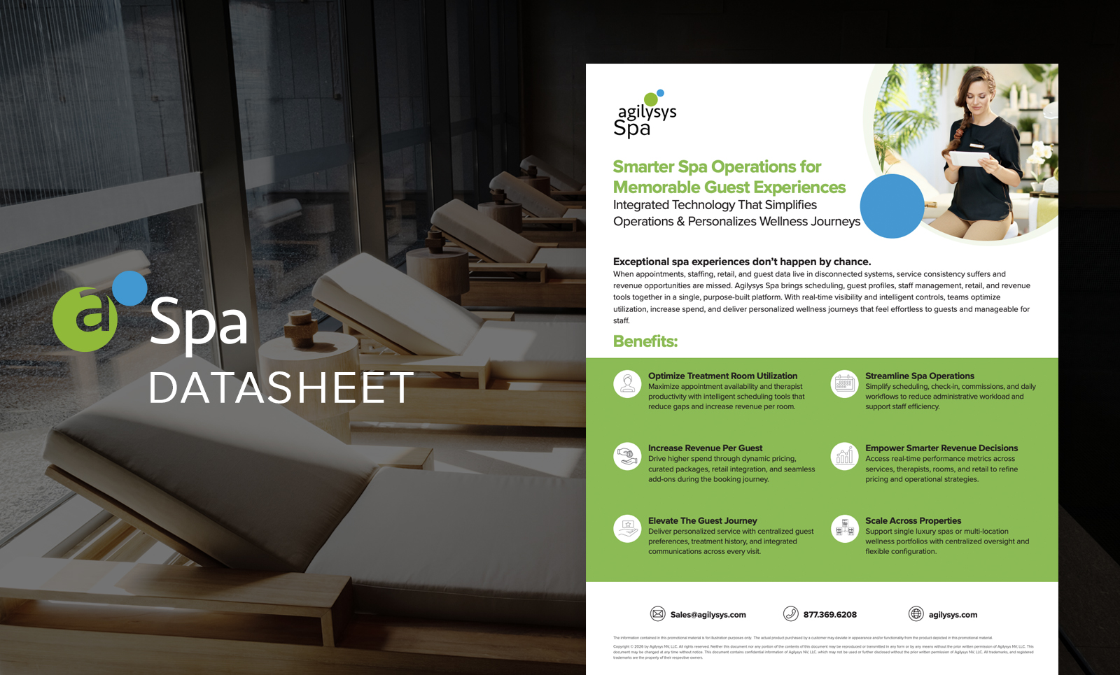 Agilysys Spa Brochure: Spa Management for Resorts & Hotels