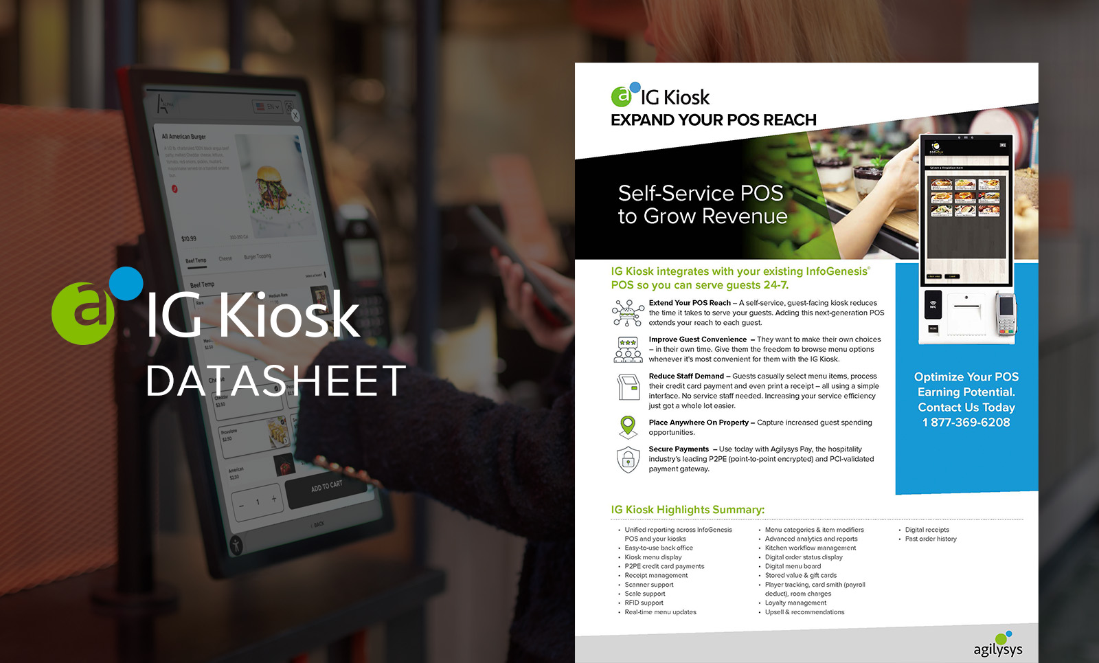 IG Kiosk Brochure: Self-Service POS to Grow Revenue