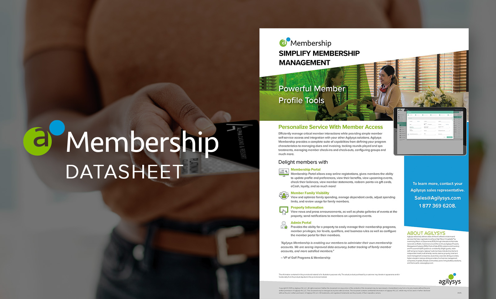Membership Brochure: Simplify Membership Management