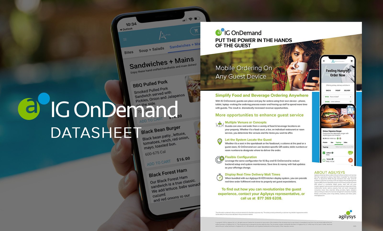 IG OnDemand Brochure: Mobile Ordering On Any Guest Device